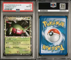 2010 POKEMON HEARTGOLD & SOULSILVER TRIUMPHANT #98 YANMEGA-HOLO TRIUMPHANT - Image 3