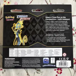 Pokemon Sword & Shield Crown Zenith 3 Pack Blister Pin Collection (Inteleon) - Image 2