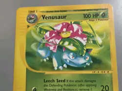 Pokemon Base Set Expedition #67/165 non-holo VENASAUR (not been played) - Image 2