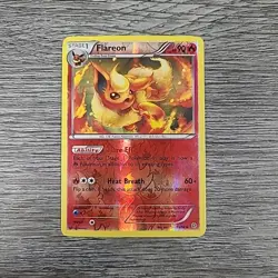 Pokemon Flareon 13/98 Reverse Holo Rare Ancient Origins - MP - Image 1