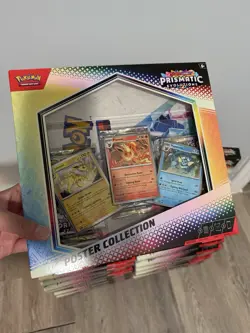 Pokemon Prismatic Evolutions Poster Collection Box Factory Sealed - Lot of 18 - Image 2