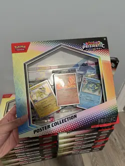Pokemon Prismatic Evolutions Poster Collection Box Factory Sealed - Lot of 18 - Image 3