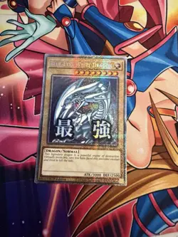 YuGiOh Blue-Eyes White Dragon Starlight Rare 1st Edition RA05-EN085 English - Image 1