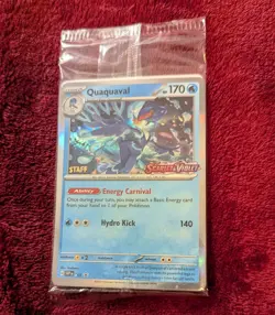 Pokemon Prerelease Scarlet & Violet Staff Promo Sealed Pack (4 cards per pack) - Image 1