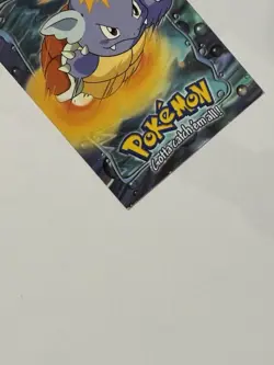 WARTORTLE #08 E8 TOPPS BLUE LOGO POKEMON LP - Image 4