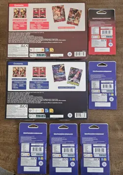 One Piece Illustration Box Vol 5 & 6 -ENG Sealed NEW + 5 Sleeved Packs SEE PICS - Image 2