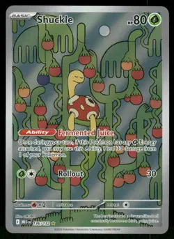 Pokemon Cards Shuckle 136/132 Mega Evolution Illustration Rare NM - Image 1