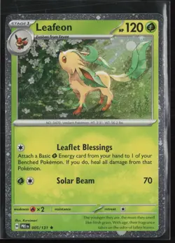 Leafeon - (Cosmos Holo) 005/131 - Miscellaneous Cards & Products - NM - Image 1