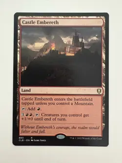 Castle Embereth MTG Magic the Gathering Card NM Near Mint CLB - Image 1