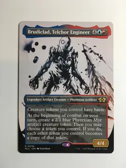 MTG Brudiclad, Telchor Engineer Borderless NM/M MOM Multiverse Legends MTG Magic - Image 1
