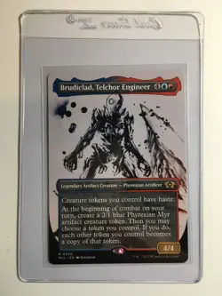 MTG Brudiclad, Telchor Engineer Borderless NM/M MOM Multiverse Legends MTG Magic - Image 3