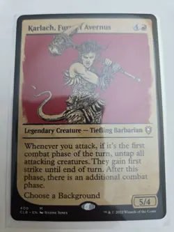 mtg, Karlach, Fury of Avernus (Showcase) Battle for Baldur's Gate NM - Image 1