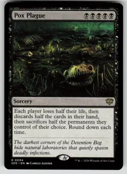 Pox Plague Rare Secrets of Strixhaven 94 MTG Near Mint 2026 - Image 1