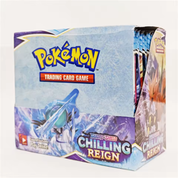 English Version Pokemon TCG Sword And Shield Chilling Reign Booster Box Trading - Image 1