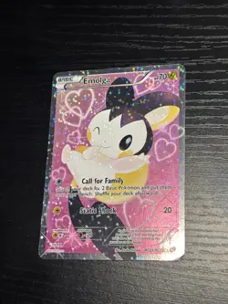 Pokemon TCG Emolga RC23/RC25 Legendary Treasures Holo Full Art - Image 1