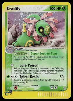 Pokemon Card - Cradily Sandstorm 3/100 Holo Rare - Image 1