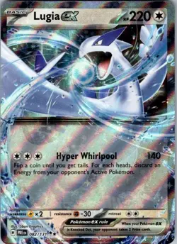 Lugia ex 082/131 Double Rare SV: Prismatic Evolutions Pokemon Near Mint - Image 1