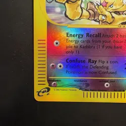 Pokemon Vintage Reverse Holo Kadabra 084/165 Expedition Wotc 2002 E-Reader - Image 5