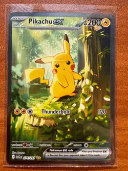Pokemon Pikachu EX 276/217 SIR Ascended Heroes NM - Image 3