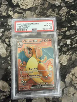 pokemon scarlet and violet 151 charizard ultra rare 183/165 PSA 10 GEM MINT - Image 2