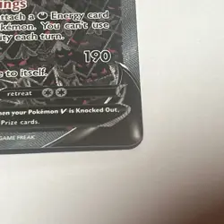 2021 POKEMON SWORD & SHIELD CHILLING REIGN FULL ART/GALARIAN MOLTRES V - Image 3