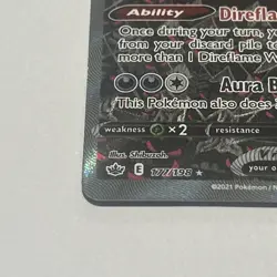 2021 POKEMON SWORD & SHIELD CHILLING REIGN FULL ART/GALARIAN MOLTRES V - Image 4