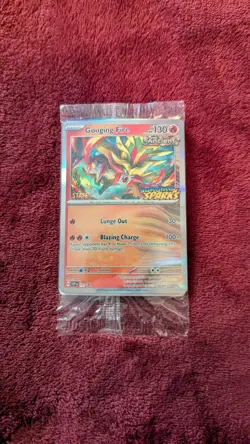 Pokemon Prerelease Surging Sparks Staff Promo Sealed Pack (4 cards per pack) - Image 1
