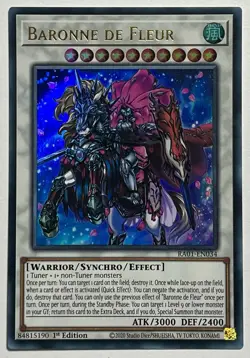 Baronne De Fleur RA01-EN032 (NM) Ultra Rare 1st Edition Yu-Gi-Oh! TCG Card - Image 1