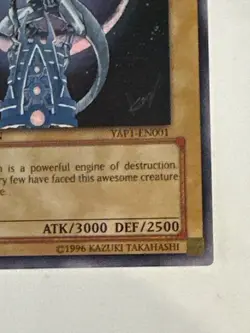 Yugioh English Blue Eyes White Dragon YAP1-EN001 LP UR Original rare art look - Image 5