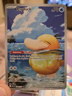 Pokemon TCG Psyduck 226/217 Ascended Heroes Full Art Secret Rare NM Very Clean - Image 1