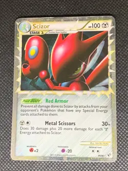 Scizor 84/90 Prime - Undaunted Pokemon Card - LP - Image 1