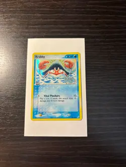 Krabby 54/100 EX Crystal Guardians Reverse Holo Stamped Pokemon Card TCG - Image 1