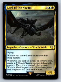 Lord of the Nazgul - Lord of the Rings Commander - MTG - Image 1
