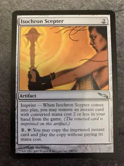 Wizards of the Coast Isochron Scepter Uncommon Artifact Mirrodin Regular - Image 1