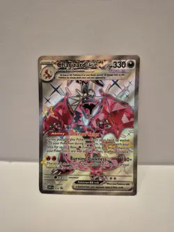 Pokemon Charizard EX SVP 074 Paldean Fates Tin Promo NM - Image 1