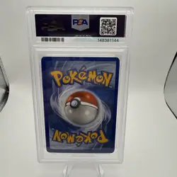 2005 POKEMON EX UNSEEN FORCES #1 AMPHAROS-REVERSE FOIL PSA 6 - Image 2