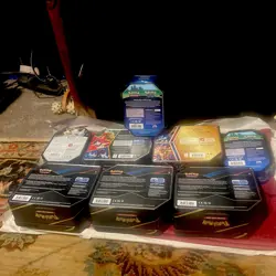 8 POKEMON TRADING CARD GAME COLLECTOR'S TIN EMPTY TIN ONLY - Image 2