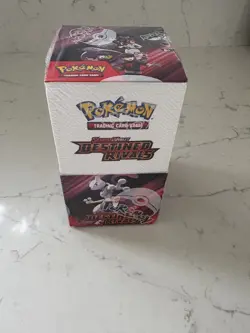 Pokemon TCG Destined Rivals Half Booster Box, 18 Packs, New sealed - Image 1