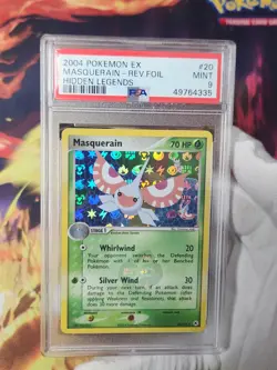 2004 Pokemon EX Hidden Legends Masquerain Reverse Holo Rare #20 PSA 9 Pokemon - Image 2