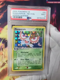 2004 Pokemon EX Hidden Legends Masquerain Reverse Holo Rare #20 PSA 9 Pokemon - Image 3