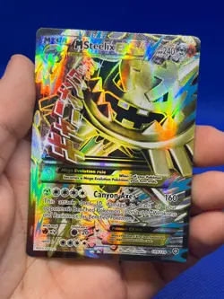 Pokemon XY Steam Siege Mega Steelix EX 109/114 Full Art Ultra Rare LP - Image 2