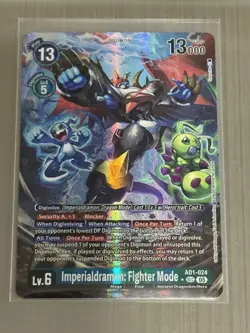 Imperialdramon: Fighter Mode Alternate Art Foil - AD1-024 NM - Digimon TCG - Image 1