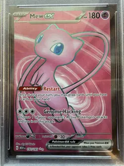 Pokemon Mew ex 193/165 Sv: Scarlet & Violet 151 Holo PSA 10 - Image 2
