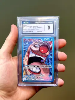CGC 9 One Piece Buggy Alt Art Leader Parallel 2024 OP09-042 Jpn - Image 1