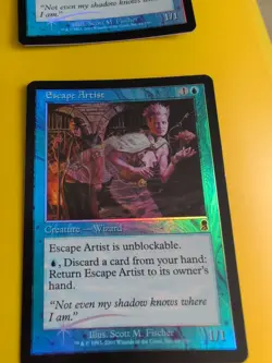 Escape Artist. playset. wizard 4 cards MTG . Odyssey.Old Border FOIL. - Image 2