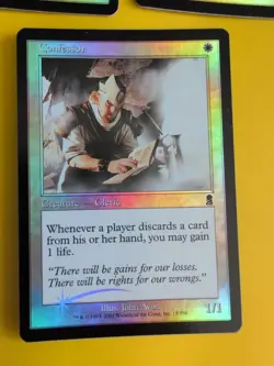 Confessor x3. Cleric MTG Card. Odyssey.Old Border FOIL. 3 cards - Image 2