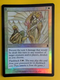 Embolden x2 Instant MTG Card. Odyssey.Old Border FOIL. - Image 2