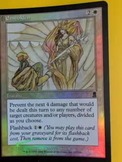 Embolden x2 Instant MTG Card. Odyssey.Old Border FOIL. - Image 3