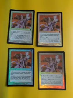 Hallowed Healer x4. Cleric Playset. MTG Card. Odyssey.Old Border FOIL. - Image 1