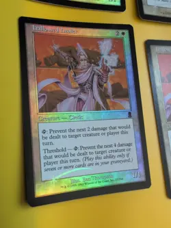 Hallowed Healer x4. Cleric Playset. MTG Card. Odyssey.Old Border FOIL. - Image 5